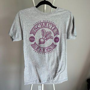 🧡 3/$15 The Office Schrute Farms Women's T-Shirt Size Small